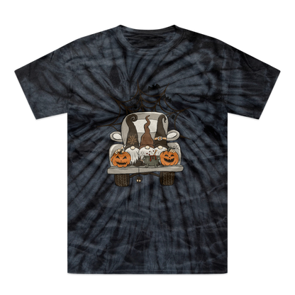 LETS GET SPOOKY Tonal Spider Tie-Dye T-Shirt - DirectlyPersonalised