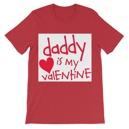 Daddy's my Valentine Classic Kids T-Shirt - DirectlyPersonalised