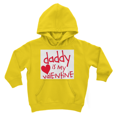 Daddy's my Valentine Classic Kids Hoodie - DirectlyPersonalised