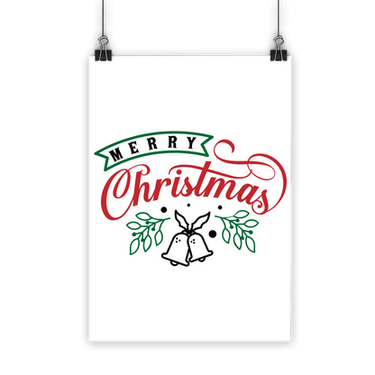 Merry Christmas Classic Poster - DirectlyPersonalised