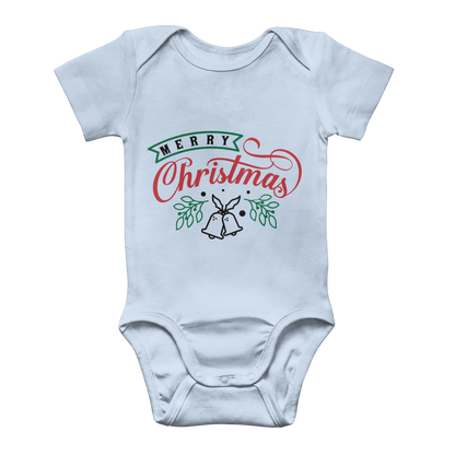 Merry Christmas Classic Baby Onesie Bodysuit