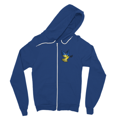 SUPPORT FOR UKRAINE Classic Adult Zip Hoodie - DirectlyPersonalised