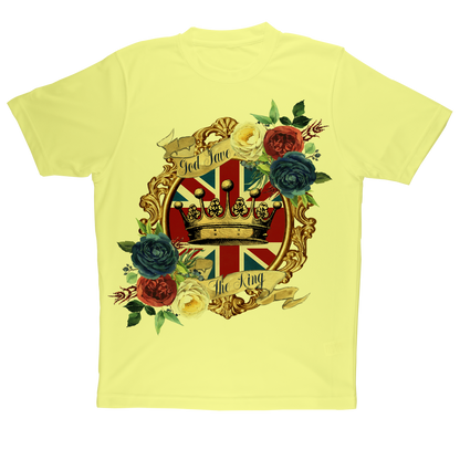 GOD SAVE THE KING Sublimation Performance Adult T-Shirt - DirectlyPersonalised