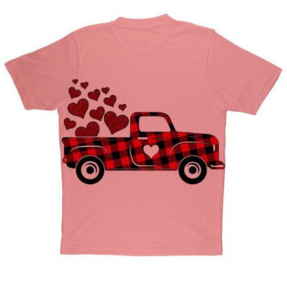 Love Truck Sublimation Performance Adult T-Shirt - DirectlyPersonalised