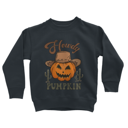 HOWDY PUMPKIN Classic Kids Sweatshirt - DirectlyPersonalised