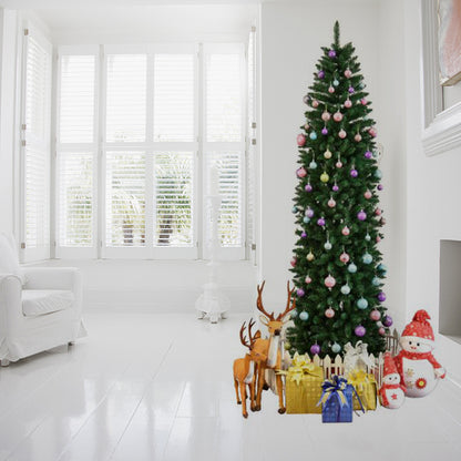 7.5ft Pointed PVC Pen Style Shaped Christmas Tree - DirectlyPersonalised