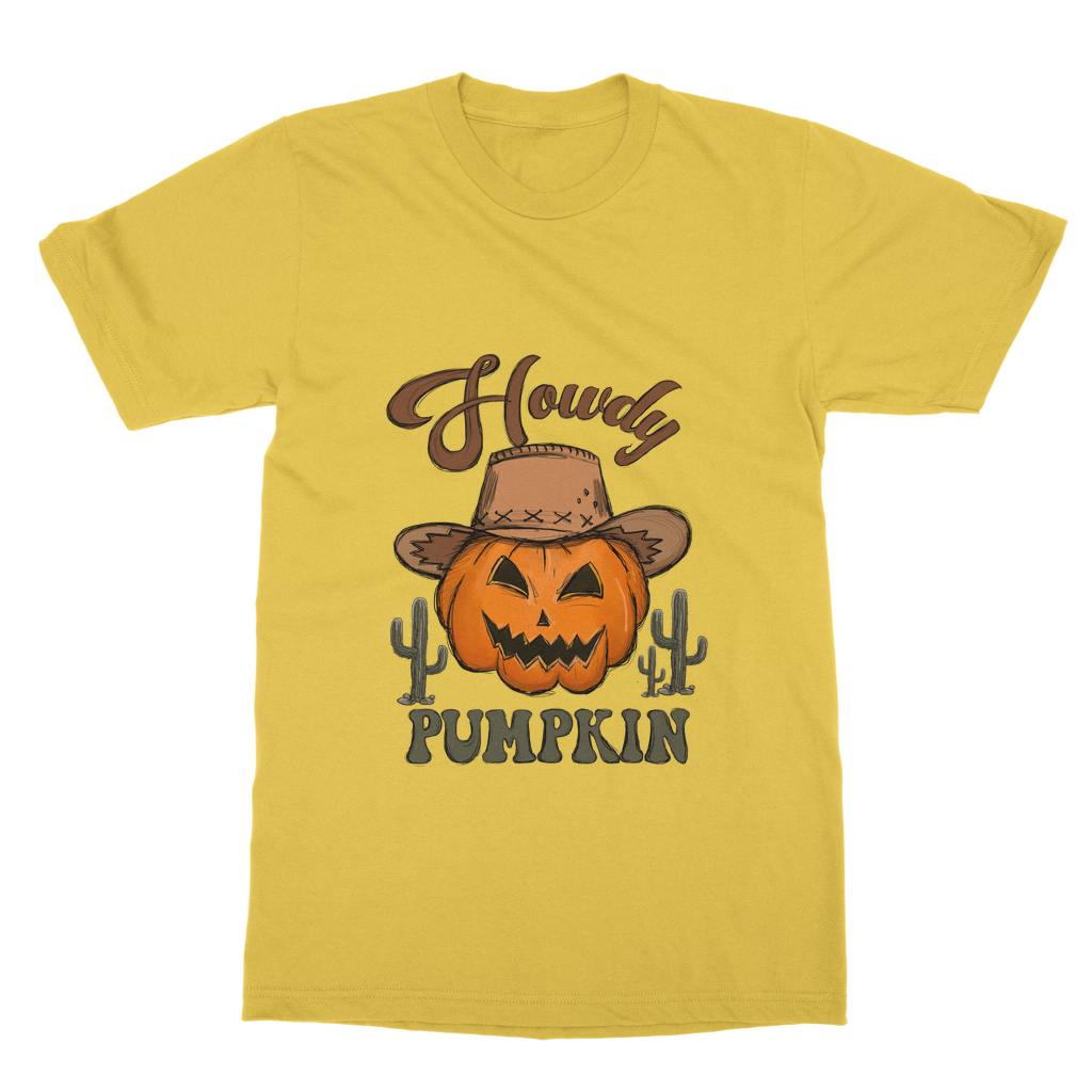 HOWDY PUMPKIN T-Shirt Dress - DirectlyPersonalised