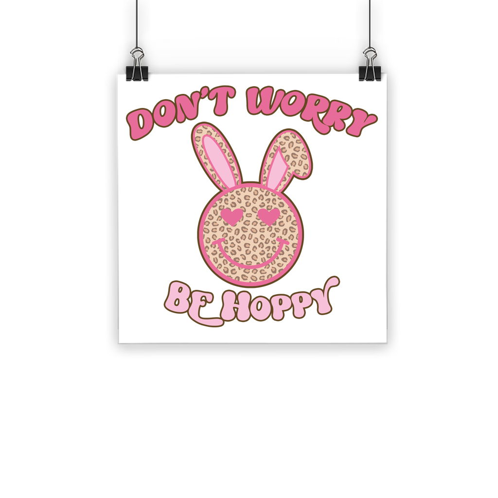 Don't worry be 'happy' Classic Poster - DirectlyPersonalised