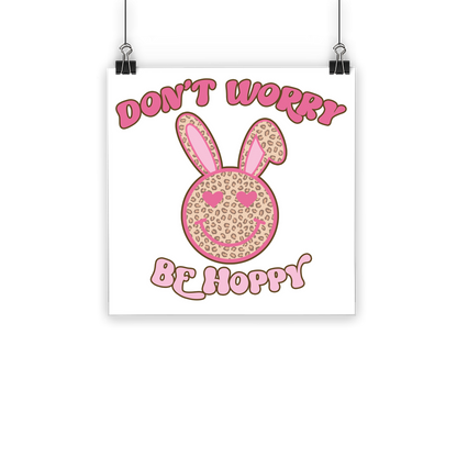 Don't worry be 'happy' Classic Poster - DirectlyPersonalised