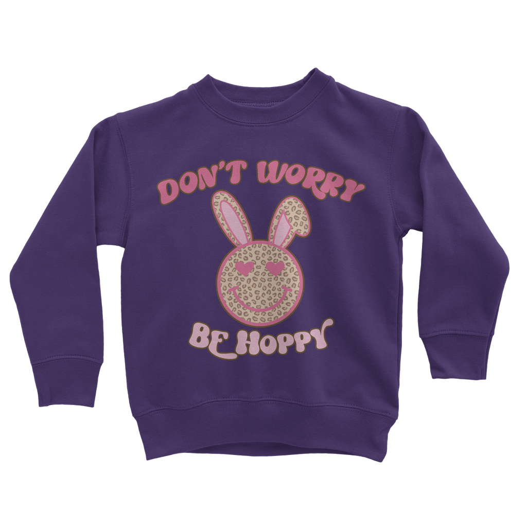 Don't worry be 'happy' Classic Kids Sweatshirt - DirectlyPersonalised