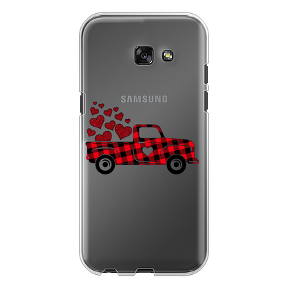 Love Truck Back Printed Transparent Hard Phone Case - DirectlyPersonalised