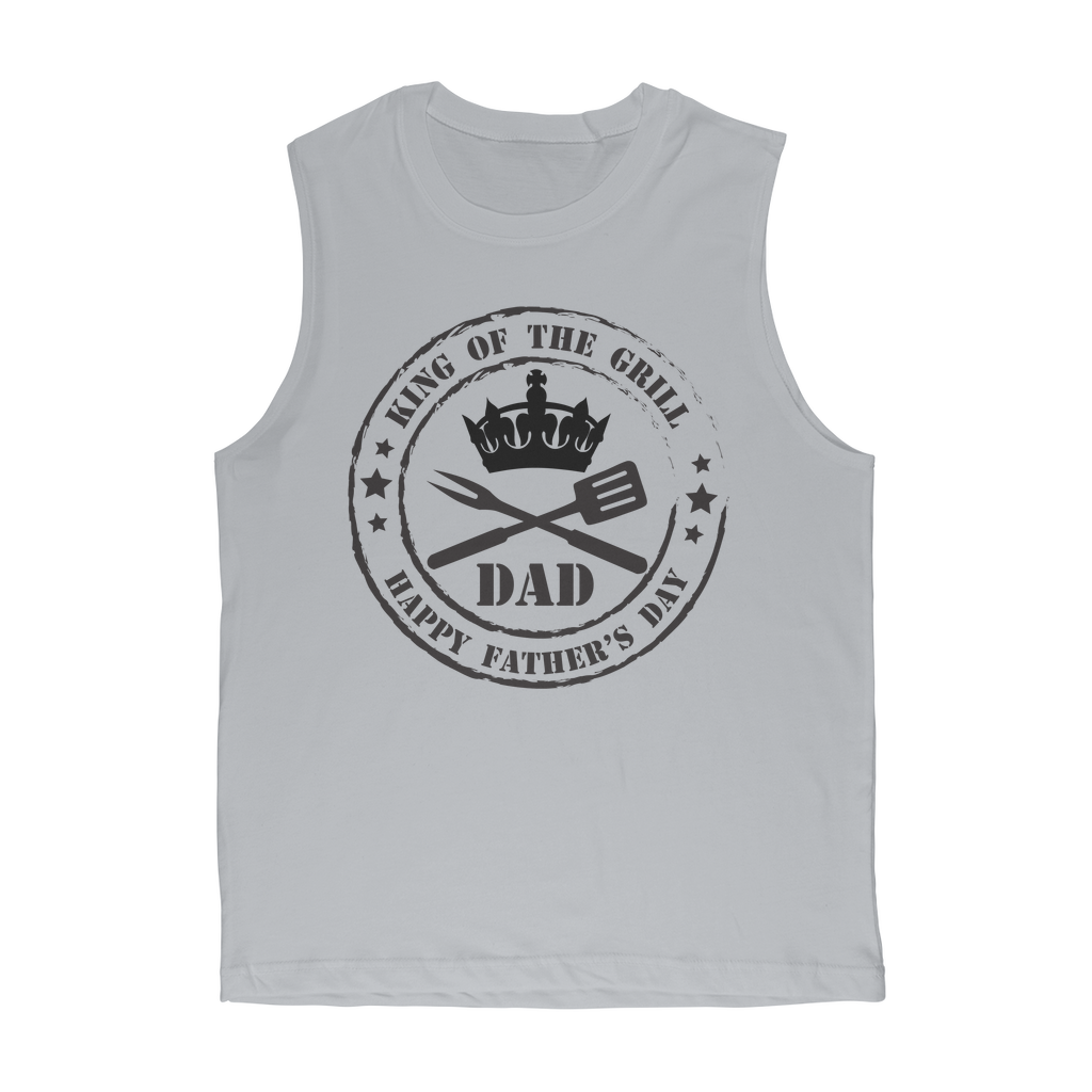 King of the Grill Classic Adult Muscle Top - DirectlyPersonalised