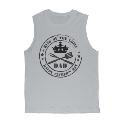 King of the Grill Classic Adult Muscle Top - DirectlyPersonalised