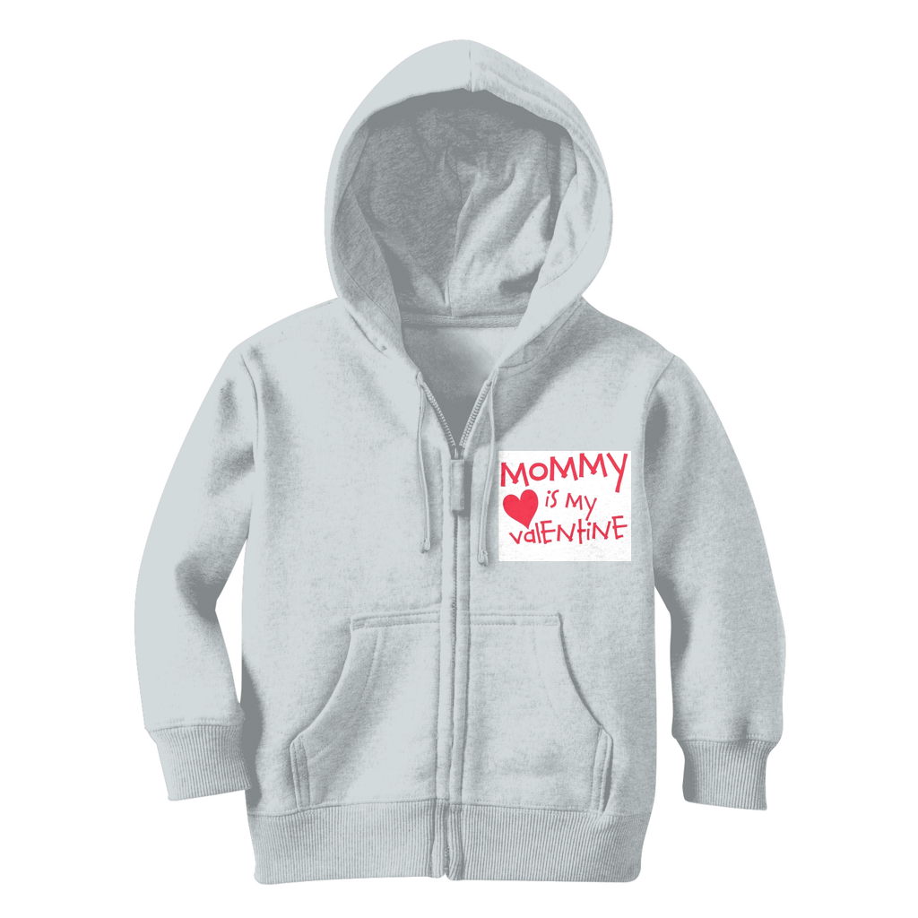 Mummys Valentine Classic Kids Zip Hoodie - DirectlyPersonalised