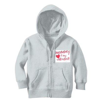 Mummys Valentine Classic Kids Zip Hoodie - DirectlyPersonalised