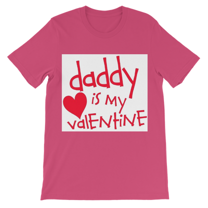 Daddy's my Valentine Classic Kids T-Shirt - DirectlyPersonalised