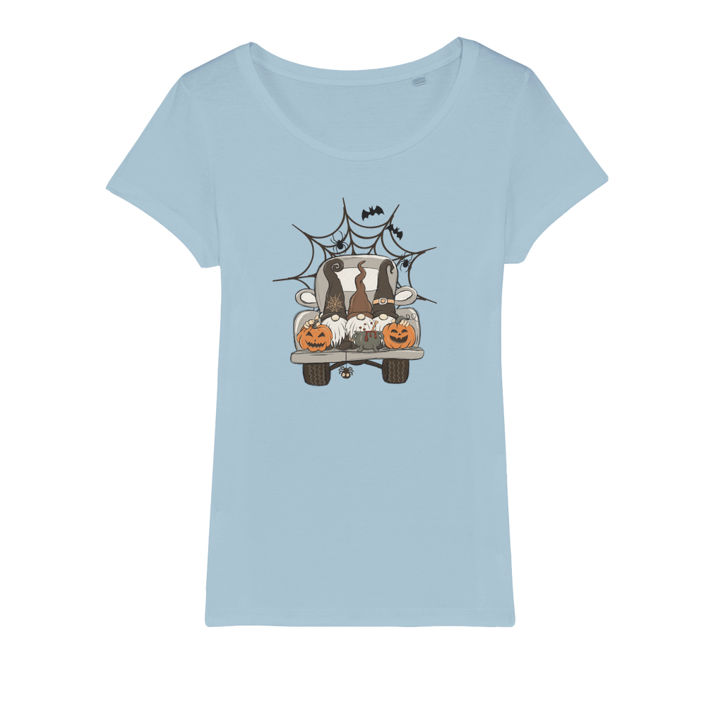 LETS GET SPOOKY Organic Jersey Womens T-Shirt - DirectlyPersonalised