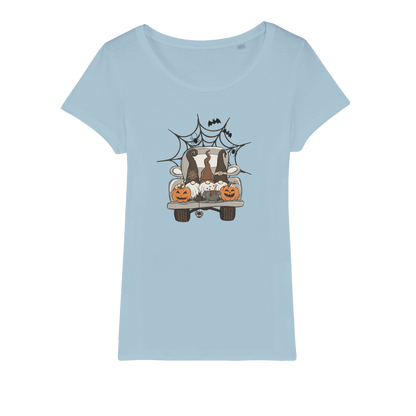 LETS GET SPOOKY Organic Jersey Womens T-Shirt - DirectlyPersonalised