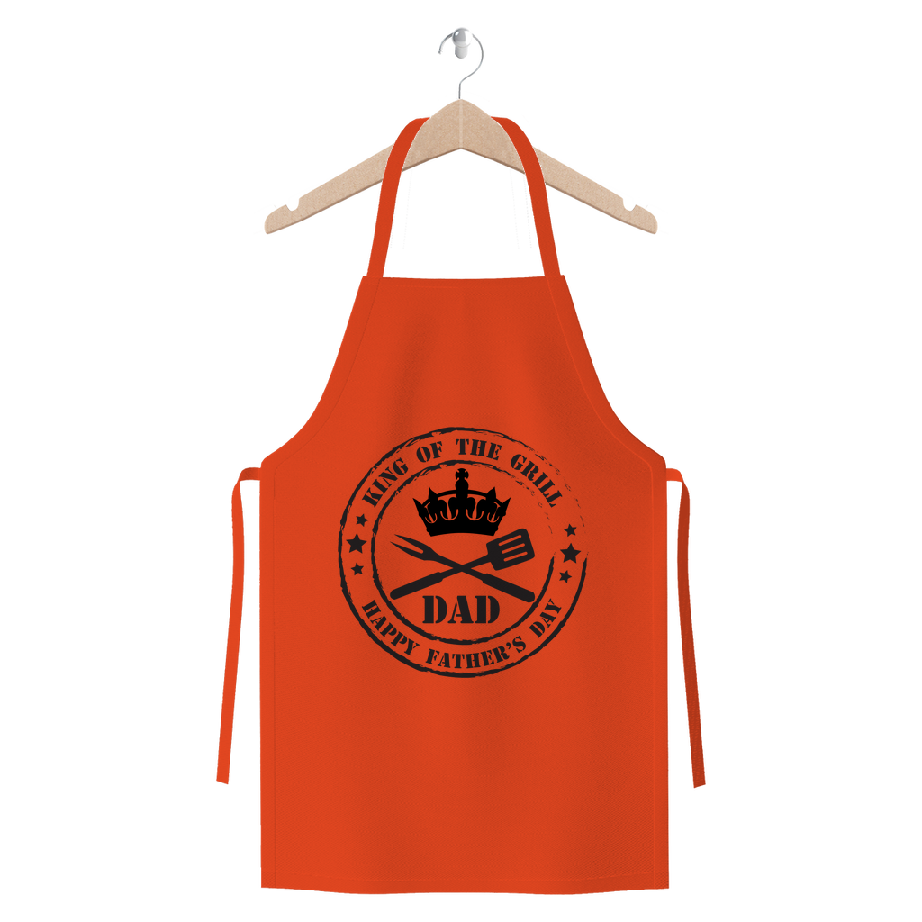 King of the Grill Premium Jersey Apron - DirectlyPersonalised