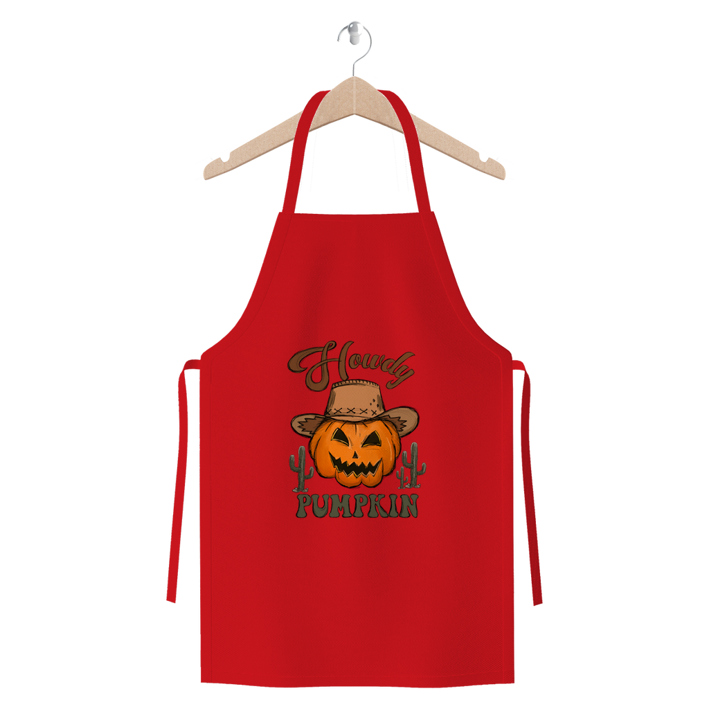HOWDY PUMPKIN Premium Jersey Apron - DirectlyPersonalised