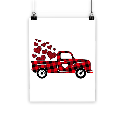 Love Truck Classic Poster