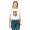 HOCUS POCUS -COFFEE DESIGN Classic Women's Cropped Raw Edge T-Shirt