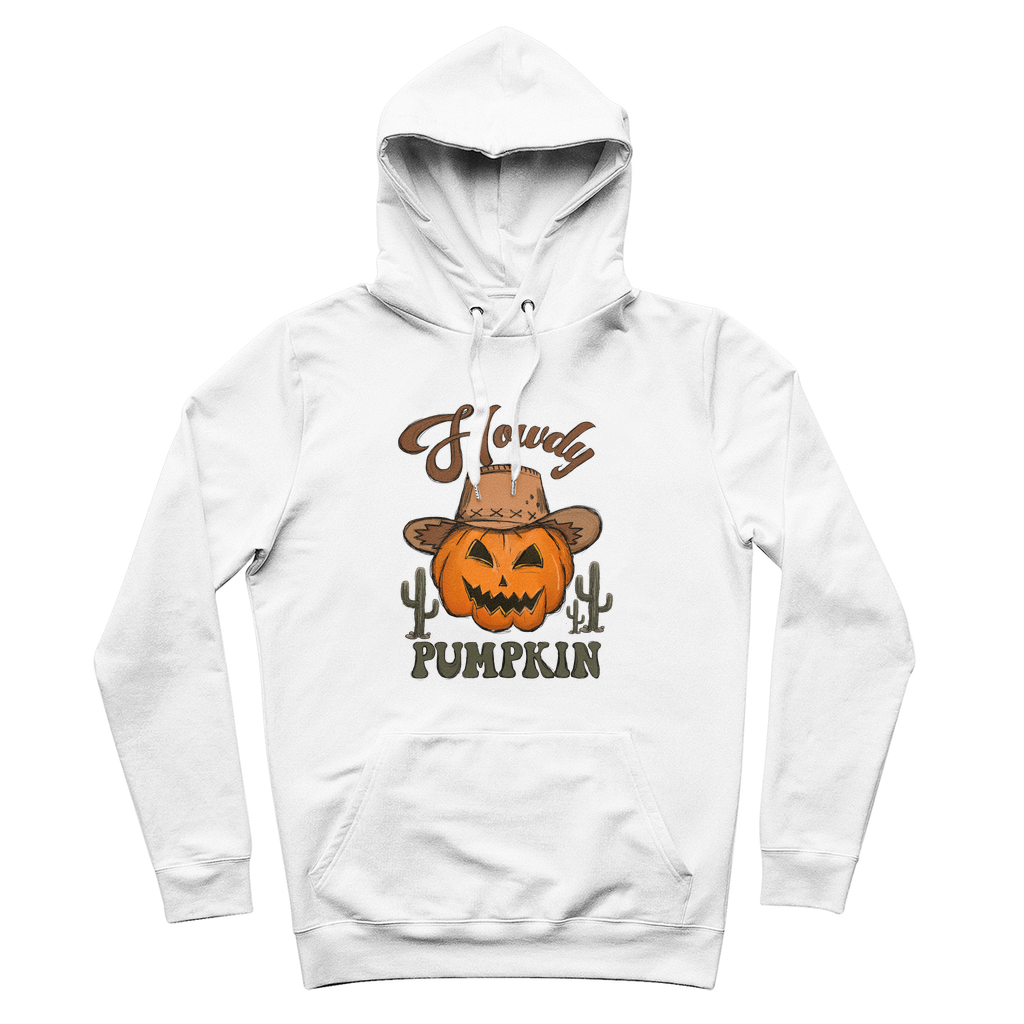 HOWDY PUMPKIN 100% Organic Cotton Hoodie - DirectlyPersonalised