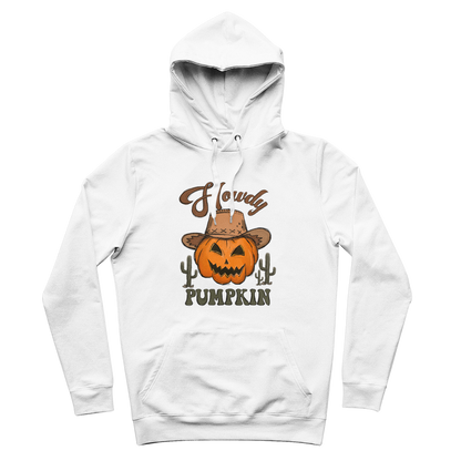 HOWDY PUMPKIN 100% Organic Cotton Hoodie - DirectlyPersonalised