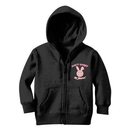 Don't worry be 'happy' Classic Kids Zip Hoodie - DirectlyPersonalised