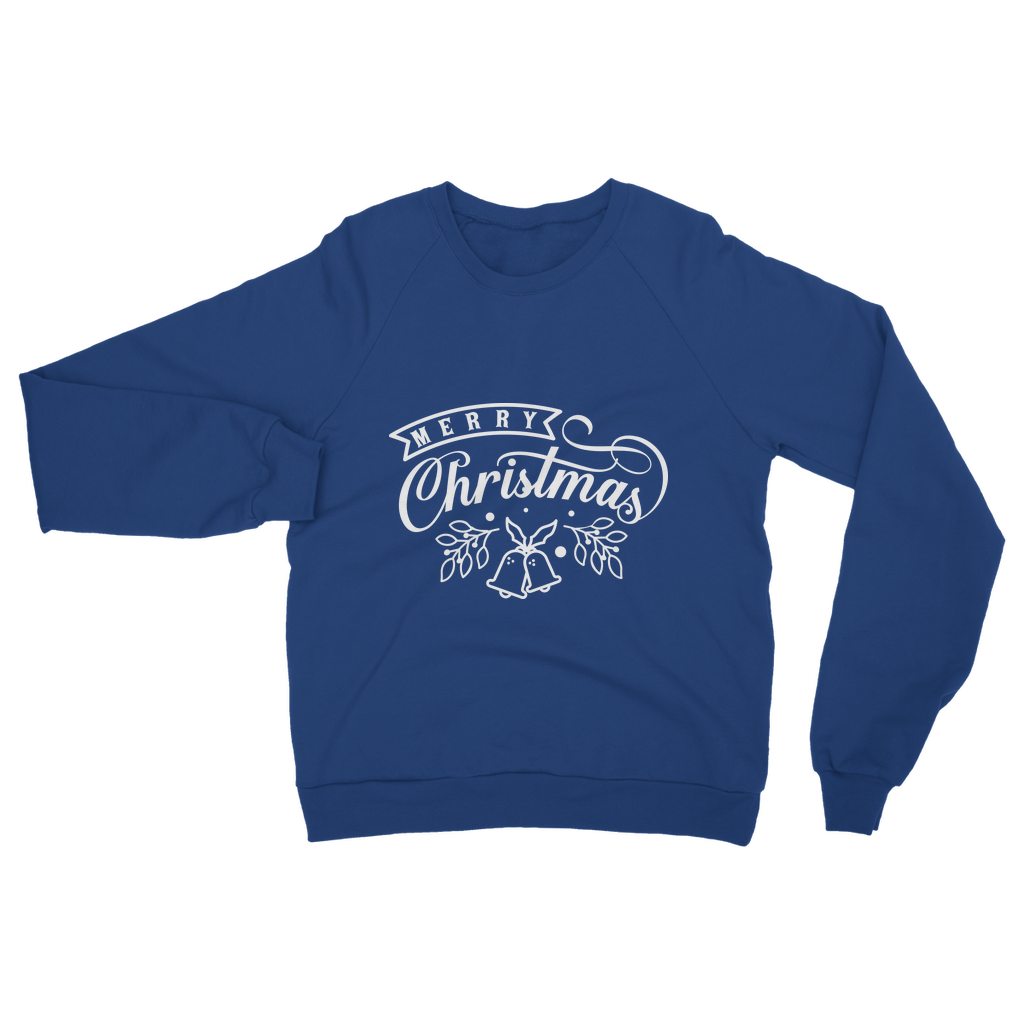 Merry Christmas White Classic Adult Sweatshirt