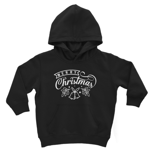 Merry Christmas White Classic Kids Hoodie