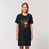 Ladies Valentine Design Organic T-Shirt Dress