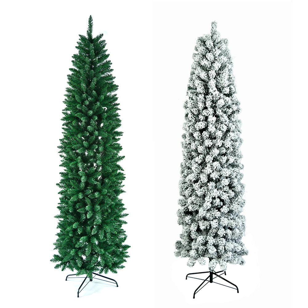 7.5ft Pointed PVC Pen Style Shaped Christmas Tree - DirectlyPersonalised