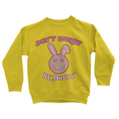 Don't worry be 'happy' Classic Kids Sweatshirt - DirectlyPersonalised