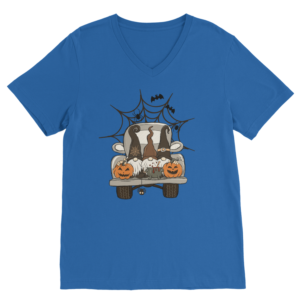 LETS GET SPOOKY Premium V-Neck T-Shirt - DirectlyPersonalised