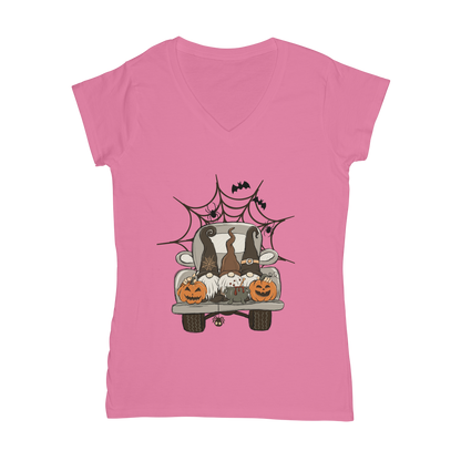 LETS GET SPOOKY Classic Women's V-Neck T-Shirt - DirectlyPersonalised