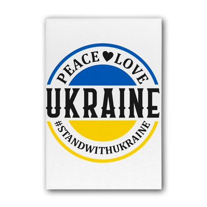 STAND WITH UKRAINE Premium Stretched Canvas - DirectlyPersonalised