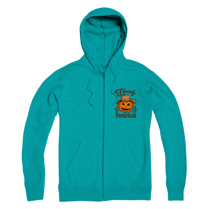HOWDY PUMPKIN Premium Adult Zip Hoodie - DirectlyPersonalised