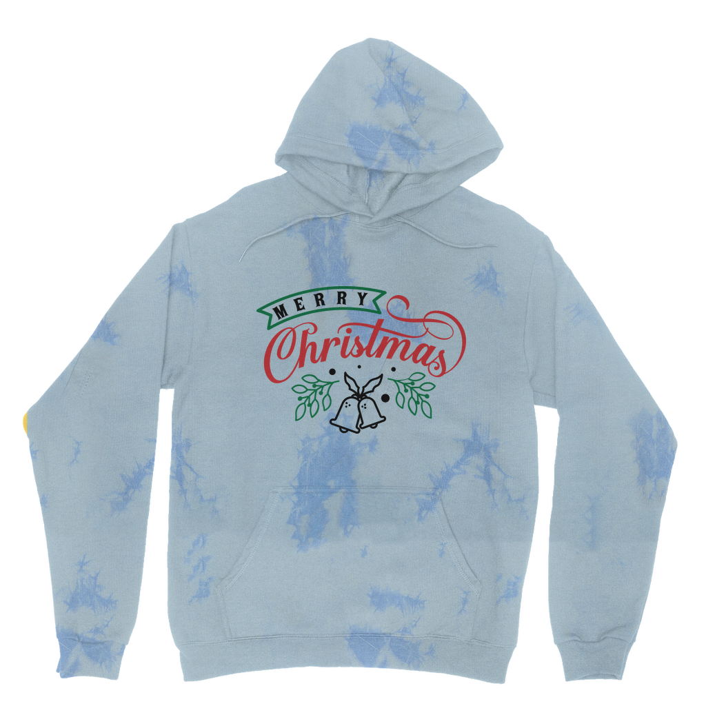 Merry Christmas Tie Dye Hoodie