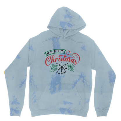 Merry Christmas Tie Dye Hoodie