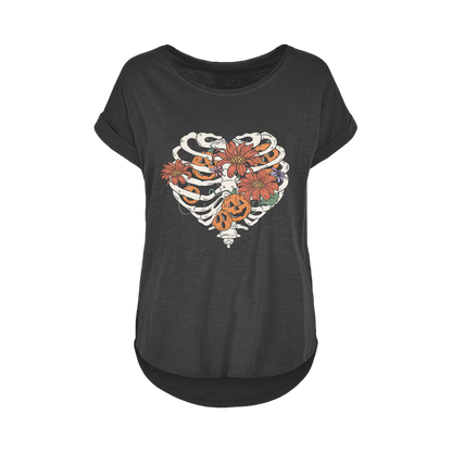 RIB CAGE Women's Long Slub T-Shirt XS-5XL - DirectlyPersonalised