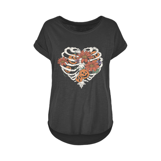 RIB CAGE Women's Long Slub T-Shirt XS-5XL - DirectlyPersonalised