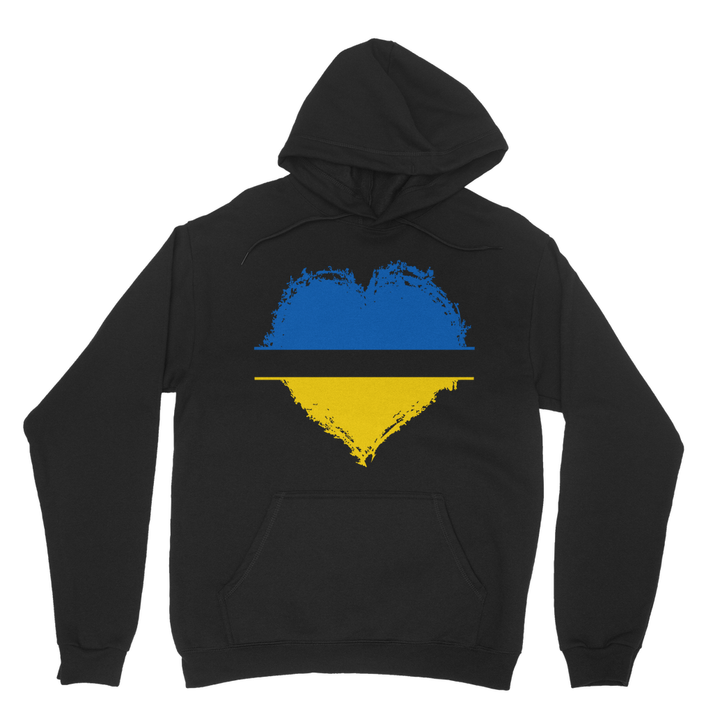 HEARTS WITH UKRAINE Classic Adult Hoodie - DirectlyPersonalised