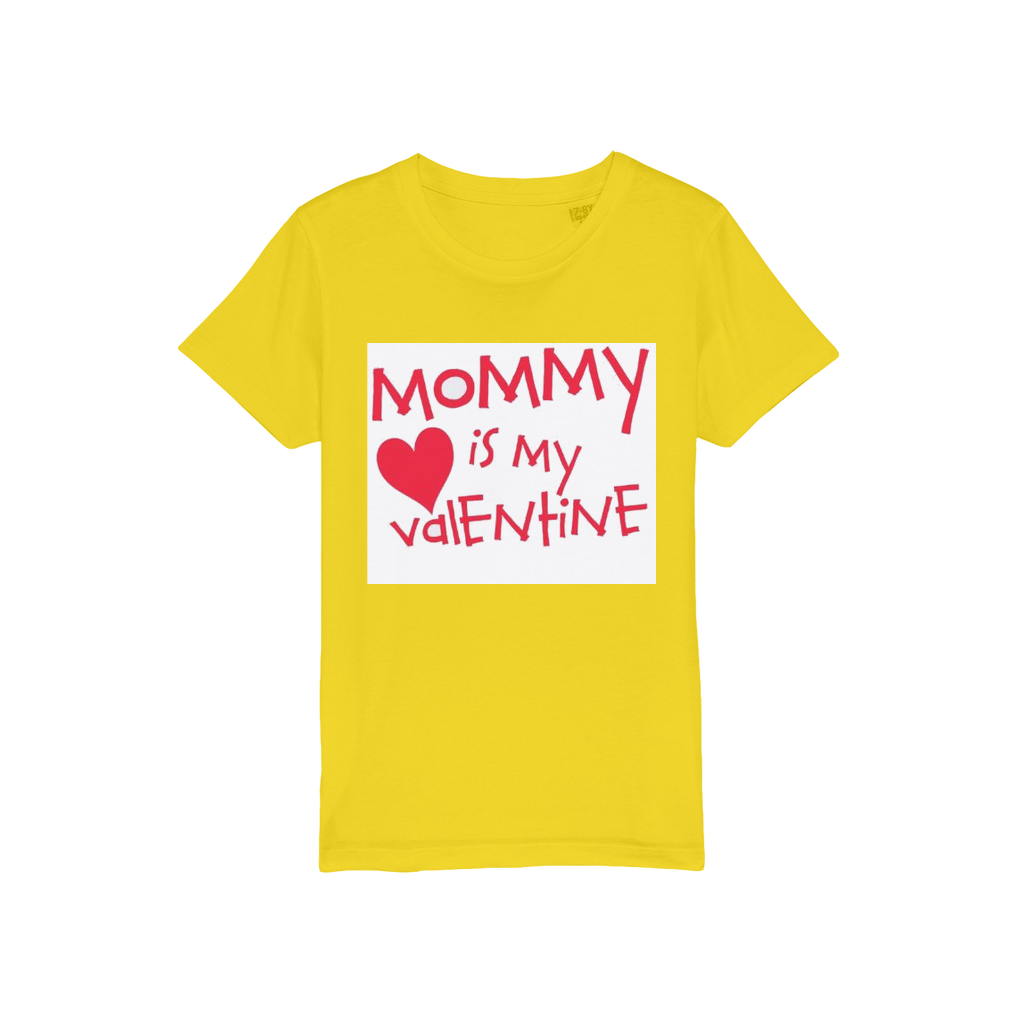 Mummys Valentine Organic Jersey Kids T-Shirt - DirectlyPersonalised
