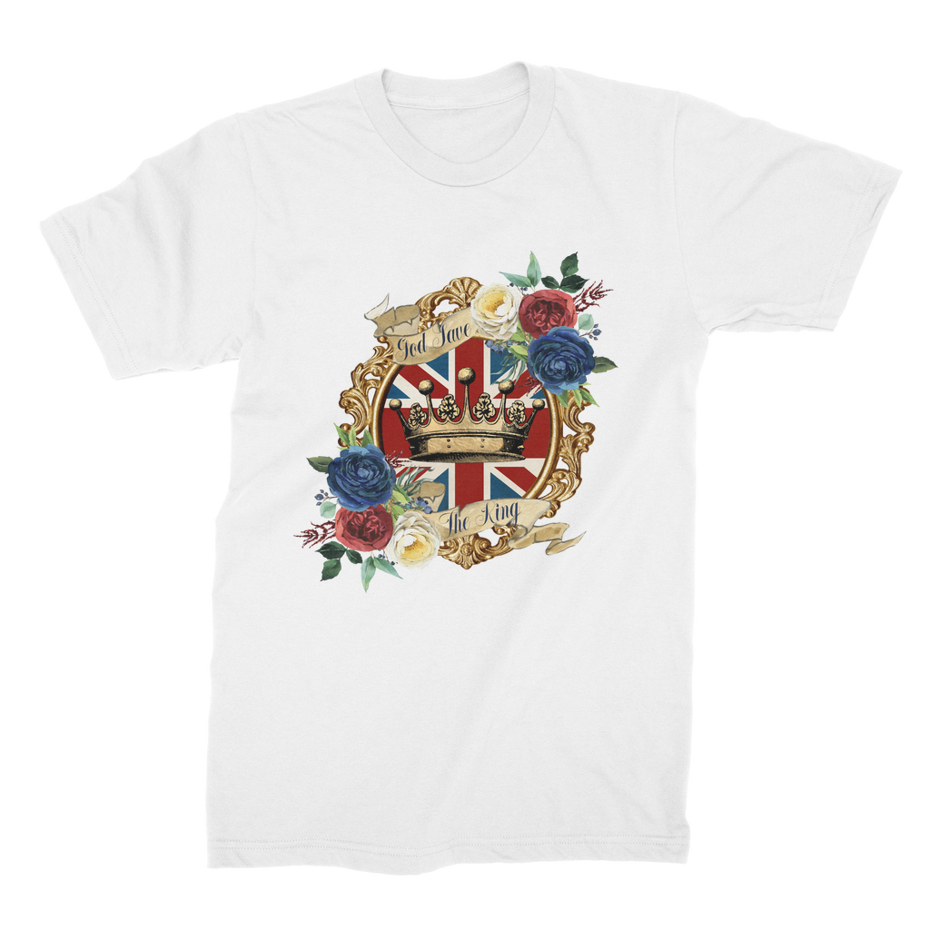 GOD SAVE THE KING Premium Jersey Men's T-Shirt - DirectlyPersonalised