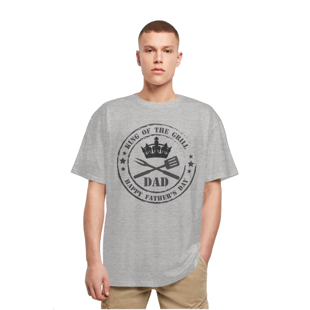 King of the Grill Heavy Oversized T-Shirt - DirectlyPersonalised