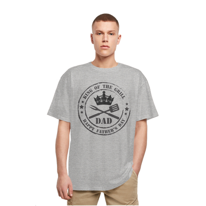 King of the Grill Heavy Oversized T-Shirt - DirectlyPersonalised