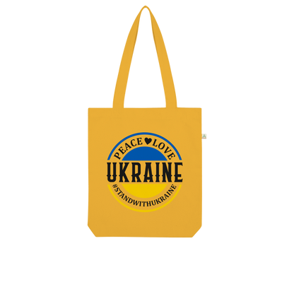 STAND WITH UKRAINE Organic Tote Bag - DirectlyPersonalised