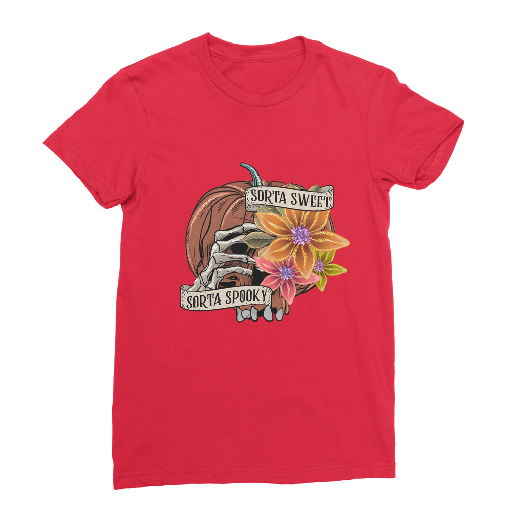 SORTA SWEET - SORTA SPOOKY Premium Jersey Women's T-Shirt - DirectlyPersonalised