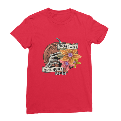 SORTA SWEET - SORTA SPOOKY Premium Jersey Women's T-Shirt - DirectlyPersonalised